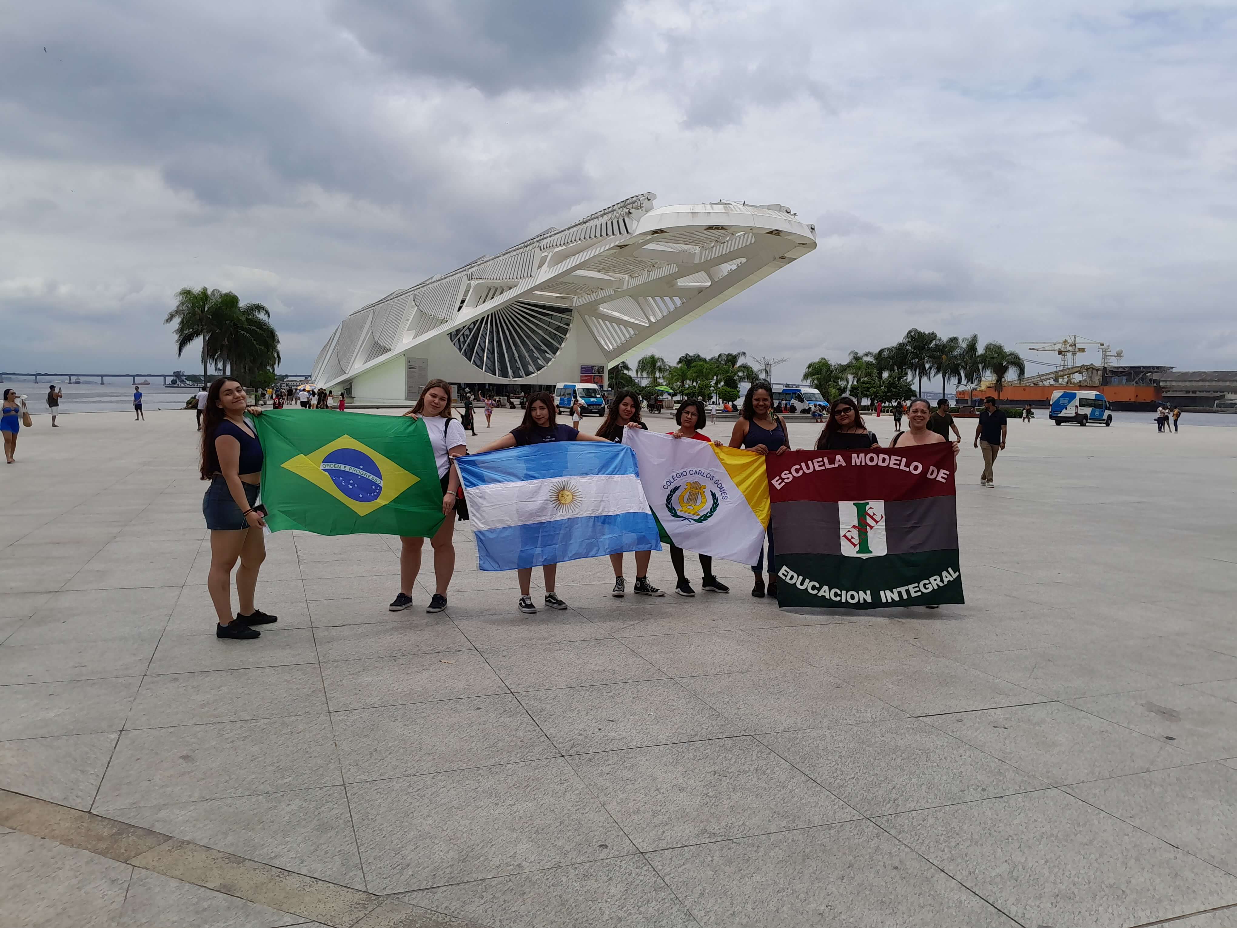 Intercâmbio no Colégio Carlos Gomes